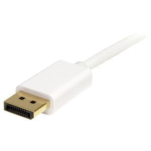 StarTech.com 1m (3ft) Mini DisplayPort to DisplayPort 1.2 Cable, 4K x 2K mDP to DisplayPort Adapter Cable, Mini DP to DP Cable for Monitor - 1m/3.3ft Mini-DP to DisplayPort v1.2 cable; 4Kx2K(3840x2400 60Hz)/21.6 Gbps bandwidth/HBR2/8Ch Audio/MST - Durable IM2023890