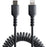 StarTech.com 1m (3ft) USB C to Lightning Cable, MFi Certified, Coiled iPhone Charger Cable, Black, Durable TPE Jacket Aramid Fiber - 1 m Lightning/USB-C Data Transfer Cable for Mobile Device, iPhone, iPad Air, iPad mini - First End: 1 x 8-pin Lightning - IM5472770