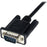 StarTech.com 1m Black DB9 RS232 Serial Null Modem Cable F/M - 1 m Serial Data Transfer Cable for Modem - First End: 1 x 9-pin DB-9 RS-232 Serial - Male - Second End: 1 x 9-pin DB-9 RS-232 Serial - Female - Shielding - 28 AWG - Black - 1 IM2422567