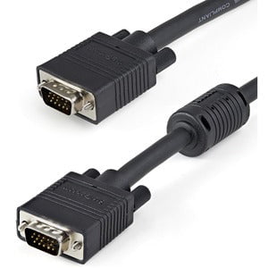 StarTech.com 1m Coax High Resolution Monitor VGA Cable - HD15 M/M - VGA Extension Cable - HD15 to HD15 Cable - VGA Monitor Cable - 1 m VGA Video Cable for Video Device, Monitor - First End: 15-pin HD-15 - Male - Second End: 15-pin HD-15 - Male IM2023897