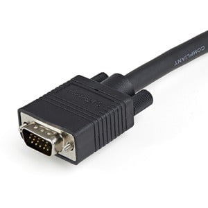 StarTech.com 1m Coax High Resolution Monitor VGA Cable - HD15 M/M - VGA Extension Cable - HD15 to HD15 Cable - VGA Monitor Cable - 1 m VGA Video Cable for Video Device, Monitor - First End: 15-pin HD-15 - Male - Second End: 15-pin HD-15 - Male IM2023897