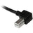 StarTech.com 1m USB 2.0 A to Left Angle B Cable - M/M - 1 m USB Data Transfer Cable for Printer, Scanner - First End: 1 x 4-pin USB 2.0 Type A - Male - Second End: 1 x 4-pin USB 2.0 Type B - Male - Shielding - Nickel Plated Connector - Black - 1 IM2528551