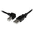 StarTech.com 1m USB 2.0 A to Left Angle B Cable - M/M - 1 m USB Data Transfer Cable for Printer, Scanner - First End: 1 x 4-pin USB 2.0 Type A - Male - Second End: 1 x 4-pin USB 2.0 Type B - Male - Shielding - Nickel Plated Connector - Black - 1 IM2528551