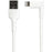 StarTech.com 1m USB A to Lightning Cable iPhone iPad Durable Right Angled 90 Degree White Charger Cord w/Aramid Fiber Apple MFI Certified - 1 m Lightning/USB Data Transfer Cable for iPhone - First End: Lightning - Second End: USB - MFI - Shielding - White IM4630273