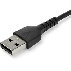 StarTech.com 1m USB A to USB C Charging Cable - Durable Fast Charge & Sync USB 2.0 to USB Type C Data Cord - Aramid Fiber M/M 3A Black - 1 m USB Data Transfer Cable for Mobile Device - First End: 1 x 4-pin USB 2.0 Type A - Male - Second End: 1 x 24-pin US IM4730473