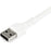 StarTech.com 1m USB A to USB C Charging Cable - Durable Fast Charge & Sync USB 2.0 to USB Type C Data Cord - Aramid Fiber M/M 3A White - 1 m USB Data Transfer Cable for Mobile Device, iPad Pro - First End: 1 x 4-pin USB 2.0 Type A - Male - Second End: 1 x IM4730474