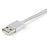 StarTech.com 1m USB Multi Charging Cable - Braided - Apple MFi Certified - USB 2.0 - Charge 1x device at a time - For USB-C or Lightning devices attach the corresponding connector of the cable to the Micro-USB connector and plug into your device - For Mic IM3683422