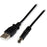 StarTech.com 1m USB to Type N Barrel 5V DC Power Cable - USB A to 5.5mm DC - Black - 1 m Cord Length - 1 IM2308046