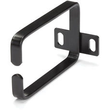 StarTech.com 1U Vertical Server Rack Cable Management D-Ring Hook - 2.2x3.9in (5.7x10cm) - D-ring - Black - 1 - 1U Rack Height - Steel IM2523143