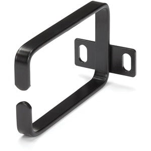 StarTech.com 1U Vertical Server Rack Cable Management D-Ring Hook - 2.2x3.9in (5.7x10cm) - D-ring - Black - 1 - 1U Rack Height - Steel IM2523143