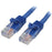 StarTech.com 2 m Blue Cat5e Snagless RJ45 UTP Patch Cable - 2m Patch Cord - 2 m Category 5e Network Cable for Network Device, Hub - First End: 1 x RJ-45 Network - Male - Second End: 1 x RJ-45 Network - Male - Patch Cable - Gold Plated Contact - CM - Blue IM2875717