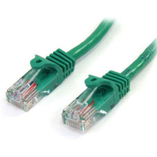 StarTech.com 2 m Green Cat5e Snagless RJ45 UTP Patch Cable - 2m Patch Cord - 2 m Category 5e Network Cable for Network Device - First End: 1 x RJ-45 Network - Male - Second End: 1 x RJ-45 Network - Male - Patch Cable - Gold Plated Contact - CM - 24 AWG - IM2875718