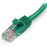 StarTech.com 2 m Green Cat5e Snagless RJ45 UTP Patch Cable - 2m Patch Cord - 2 m Category 5e Network Cable for Network Device - First End: 1 x RJ-45 Network - Male - Second End: 1 x RJ-45 Network - Male - Patch Cable - Gold Plated Contact - CM - 24 AWG - IM2875718