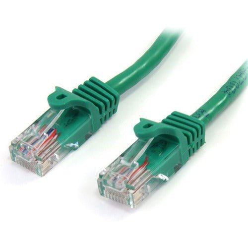 StarTech.com 2 m Green Cat5e Snagless RJ45 UTP Patch Cable - 2m Patch Cord - 2 m Category 5e Network Cable for Network Device - First End: 1 x RJ-45 Network - Male - Second End: 1 x RJ-45 Network - Male - Patch Cable - Gold Plated Contact - CM - 24 AWG - IM2875718