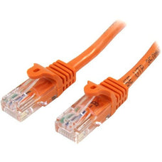 StarTech.com 2 m Orange Cat5e Snagless RJ45 UTP Patch Cable - 2m Patch Cord - 2 m Category 5e Network Cable for Network Device, Hub - First End: 1 x RJ-45 Network - Male - Second End: 1 x RJ-45 Network - Male - Patch Cable - Gold Plated Contact - CM - 24 IM2875720