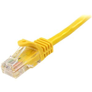 StarTech.com 2 m Yellow Cat5e Snagless RJ45 UTP Patch Cable - 2m Patch Cord - Ethernet Patch Cable - RJ45 Male to Male Cat 5e Cable - 2 m Category 5e Network Cable for Network Device, Hub - First End: 1 x RJ-45 Network - Male - Second End: 1 x RJ-45 Netwo IM2875723