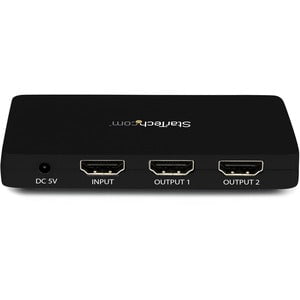 StarTech.com 2-Port HDMI Audio/Video Splitter - 30 Hz to 30 Hz - 3840 × 2160 - 1 x HDMI In - 2 x HDMI Out IM2728409