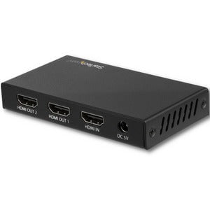 StarTech.com 2-Port HDMI Splitter with HDR - 4K 60Hz - 3840 × 2160 - 1 x HDMI In - 2 x HDMI Out - Metal IM4308297