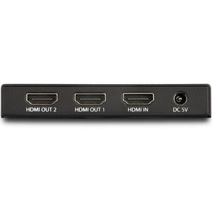 StarTech.com 2-Port HDMI Splitter with HDR - 4K 60Hz - 3840 × 2160 - 1 x HDMI In - 2 x HDMI Out - Metal IM4308297