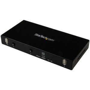 StarTech.com 2-Port KVM Console Adapter - Rackmount Crash Cart Adapter - 2 Computer(s) - 1 Local User(s) - WUXGA - 1920 x 1200 Maximum Video Resolution - 8 x USB - 3 x VGA - 120 V AC, 240 V AC Input Voltage - Rack-mountable - For PC, Mac, Linux - TAA Comp IM3239358