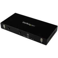 StarTech.com 2-Port KVM Console Adapter - Rackmount Crash Cart Adapter - 2 Computer(s) - 1 Local User(s) - WUXGA - 1920 x 1200 Maximum Video Resolution - 8 x USB - 3 x VGA - 120 V AC, 240 V AC Input Voltage - Rack-mountable - For PC, Mac, Linux - TAA Comp IM3239358