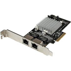 StarTech.com 2 Port Network Card - PCI Express x4 - 1024 MB/s Data Transfer Rate - 2 Port(s) - 2 x Network (RJ-45) - Twisted Pair - 10/100/1000Base-T - Plug-in Card IM2536928