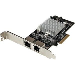 StarTech.com 2 Port Network Card - PCI Express x4 - 1024 MB/s Data Transfer Rate - 2 Port(s) - 2 x Network (RJ-45) - Twisted Pair - 10/100/1000Base-T - Plug-in Card IM2536928