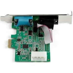 StarTech.com 2-Port PCI Express RS232 Serial Adapter Card - 16950 UART - 1 Pack - Low-profile Plug-in Card - 16950 UART - PCI Express 1.1 x1 - PC, Linux - 2 x Number of Serial Ports External IM4828625