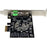 StarTech.com 2 Port PCI Express SATA 6 Gbps eSATA Controller Card - Dual Port PCIe SATA III Card - 2 Int/2 Ext - Add 2 external or internal SATA 6 Gbps ports to a computer, through a PCI Express slot - pci express sata 6 - pcie sata 6 - pci express sata i IM2086123