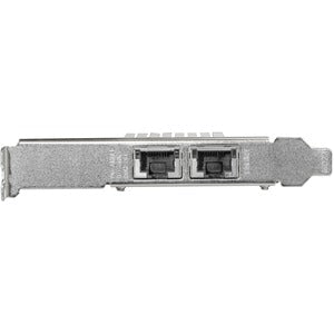 StarTech.com 2-Port PCIe 10GBase-T / NBASE-T Ethernet Network Card - with Intel X550 Chip - PCIe Network Adapter Card Dual NIC ports Network Interface Card 2x 10 GbE RJ45 Ports - Intel X550AT Chip - 10GBASE-T / NBASE-T, Muli-Gigabit 1/2.5/5/10 Gbps, PCIe IM3978703