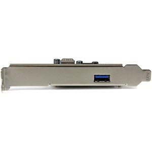 StarTech.com 2-Port USB 3.1 (10Gbps) Card - USB-A, 1x External, 1x Internal - PCIe - PCI Express 3.0 x4 - Plug-in Card - 2 USB Port(s) - 2 USB 3.1 Port(s) - UASP Support - PC, Mac, Linux IM3153191