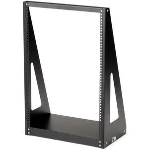 StarTech.com 2-Post 16U Heavy-Duty Desktop Server Rack, Small Open Frame 19in Network Rack for Home/Office IT Equipment, TAA Compliant - 16U 2-Post Open frame desktop rack unit for 19" servers/data/studio units - For small office/home spaces with easy acc IM3418935