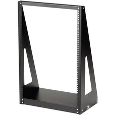 StarTech.com 2-Post 16U Heavy-Duty Desktop Server Rack, Small Open Frame 19in Network Rack for Home/Office IT Equipment, TAA Compliant - 16U 2-Post Open frame desktop rack unit for 19" servers/data/studio units - For small office/home spaces with easy acc IM3418935