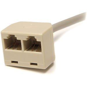StarTech.com 2-to-1 RJ45 Splitter Cable Adapter - Network splitter - RJ-45 (M) - RJ-45 (F)~ - 33.02 cm RJ-45 Network Cable for Hub, Switch, Patch Panel - First End: 1 x RJ-45 Network - Male - Second End: 2 x RJ-45 Network - Female - Splitter Cable - 24 AW IM1861388
