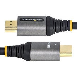 StarTech.com 20in (0.5m) Premium Certified HDMI 2.0 Cable, High-Speed Ultra HD 4K 60Hz HDMI with Ethernet, HDR10, UHD HDMI Monitor Cord - 50 cm HDMI A/V Cable for Audio/Video Device, Desktop Computer, Notebook, Workstation, TV, Projector - First End: HDMI IM5509332