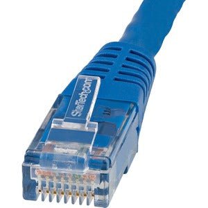 StarTech.com 2ft CAT6 Ethernet Cable - Blue Molded Gigabit - 100W PoE UTP 650MHz - Category 6 Patch Cord UL Certified Wiring/TIA - 60.96 cm Category 6 Network Cable for Network Device, Wall Outlet, Workstation - First End: 1 x RJ-45 Network - Male - Secon IM3440542