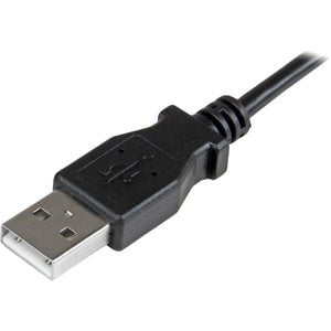 StarTech.com 2m 6 ft Right Angle Micro-USB Charge and Sync Cable M/M - USB 2.0 A to Micro USB - 24 AWG - 2 m USB Data Transfer Cable for Phone, Tablet - First End: 1 x 4-pin USB 2.0 Type A - Male - Second End: 1 x 5-pin Micro USB 2.0 Type B - Male - 480 M IM3072300