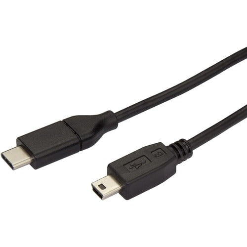 StarTech.com 2m 6 ft USB C to Mini USB Cable - M/M - USB 2.0 - USB C to USB Mini - USB Type C to Mini USB - Mini USB to USB C Cable - 2 m Mini USB/USB-C Data Transfer Cable for Camera, Notebook, GPS, Computer, Car Charger, Desktop Computer, Wall Charger - IM4007403