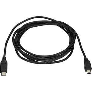 StarTech.com 2m 6 ft USB C to Mini USB Cable - M/M - USB 2.0 - USB C to USB Mini - USB Type C to Mini USB - Mini USB to USB C Cable - 2 m Mini USB/USB-C Data Transfer Cable for Camera, Notebook, GPS, Computer, Car Charger, Desktop Computer, Wall Charger - IM4007403
