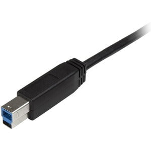 StarTech.com 2m 6 ft USB C to USB B Printer Cable - M/M - USB 3.0 (5Gbps) USB B Cable - USB C to USB B Cable - USB Type C to Type B Cable - 2 m USB-C/USB-B Data Transfer Cable for Docking Station, Printer - First End: 1 x 24-pin USB 3.0 Type C - Male - Se IM3648548
