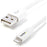 StarTech.com 2m (6ft) Long White AppleÂ® 8-pin Lightning Connector to USB Cable for iPhone / iPod / iPad - 2 m Lightning/USB Data Transfer Cable for iPhone, MAC - First End: 1 x 4-pin USB Type A - Male - Second End: 1 x 8-pin Lightning - Male - 480 Mbit/s IM2436590