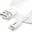 StarTech.com 2m (6ft) Long White AppleÂ® 8-pin Lightning Connector to USB Cable for iPhone / iPod / iPad - 2 m Lightning/USB Data Transfer Cable for iPhone, MAC - First End: 1 x 4-pin USB Type A - Male - Second End: 1 x 8-pin Lightning - Male - 480 Mbit/s IM2436590