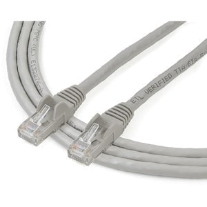 StarTech.com 2m CAT6 Ethernet Cable - Grey Snagless Gigabit - 100W PoE UTP 650MHz Category 6 Patch Cord UL Certified Wiring/TIA - 2 m Category 6 Network Cable for Network Device - First End: 1 x RJ-45 Network - Male - Second End: 1 x RJ-45 Network - Male IM2701099