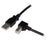 StarTech.com 2m USB 2.0 A to Right Angle B Cable - M/M - 2 m USB/USB-B Data Transfer Cable for Printer, Scanner - First End: 1 x 4-pin USB 2.0 Type A - Male - Second End: 1 x 4-pin USB 2.0 Type B - Male - 480 Mbit/s - Shielding - Nickel Plated Connector - IM2514070