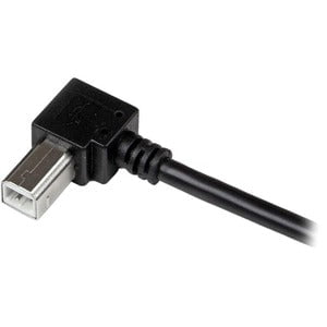 StarTech.com 2m USB 2.0 A to Right Angle B Cable - M/M - 2 m USB/USB-B Data Transfer Cable for Printer, Scanner - First End: 1 x 4-pin USB 2.0 Type A - Male - Second End: 1 x 4-pin USB 2.0 Type B - Male - 480 Mbit/s - Shielding - Nickel Plated Connector - IM2514070