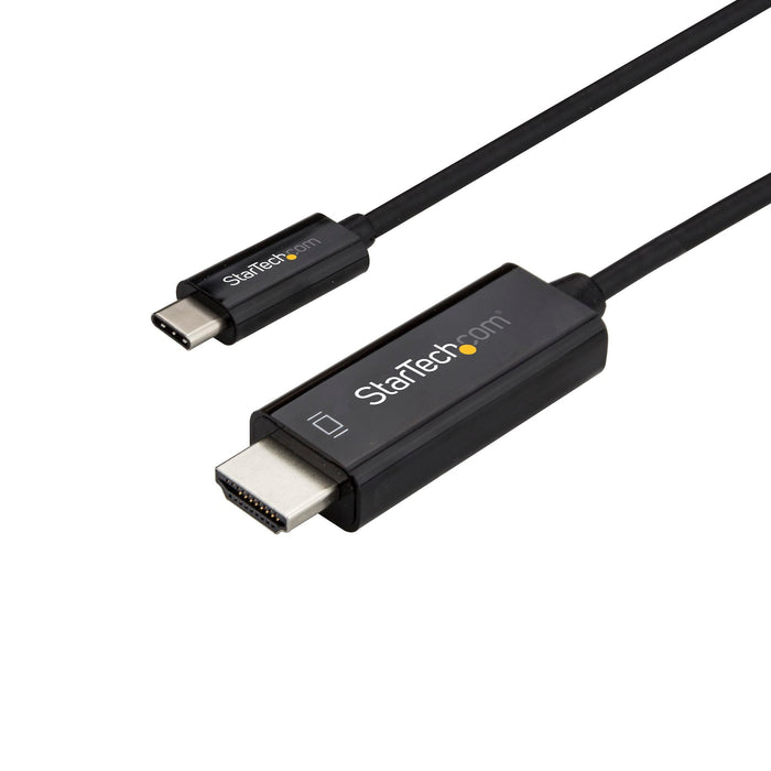 Startech.com 2m USB-C to HDMI Cable, 4K 60hz USB-C HDMI 2.0 Video Adapter DDCDP2HD2MBNL