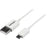 StarTech.com 2m White Micro USB Cable - A to Micro B - 2 m USB/USB Micro-B Data Transfer Cable for Cellular Phone, Camera, Hard Drive, Tablet PC - First End: 1 x 4-pin USB 2.0 Type A - Male - Second End: 1 x 5-pin Micro USB 2.0 Type B - Male - 480 Mbit/s IM2485501