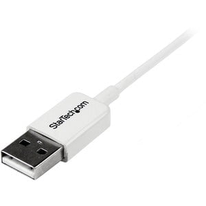 StarTech.com 2m White Micro USB Cable - A to Micro B - 2 m USB/USB Micro-B Data Transfer Cable for Cellular Phone, Camera, Hard Drive, Tablet PC - First End: 1 x 4-pin USB 2.0 Type A - Male - Second End: 1 x 5-pin Micro USB 2.0 Type B - Male - 480 Mbit/s IM2485501