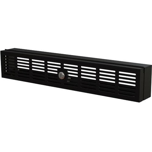 StarTech.com 2U Rack-Mount Security Cover - Hinged - Steel - Black - 2U Rack Height - 1 Pack - 85 mm Height - 65 mm Width - 493 mm Depth - TAA Compliant IM4802878