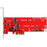 StarTech.com 2x M.2 SATA SSD Controller Card - PCIe - Serial ATA/600 - PCI Express 2.0 x2 - Low-profile - External - 2 Total SATA Port(s) - TAA Compliant IM3098281